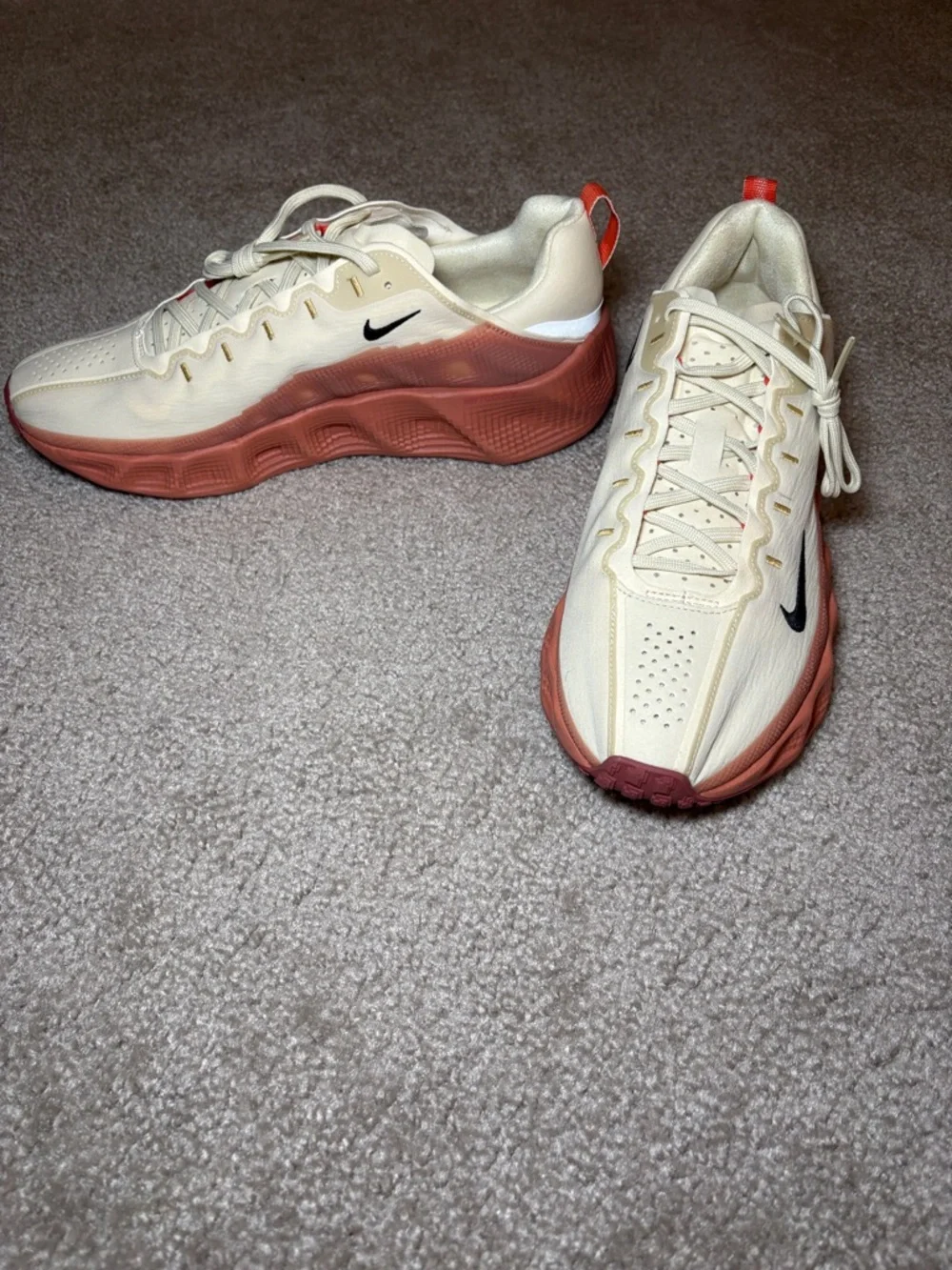 Nike Cream & Rust-Red Ava Rover Sneaker - Picture 2 of 9